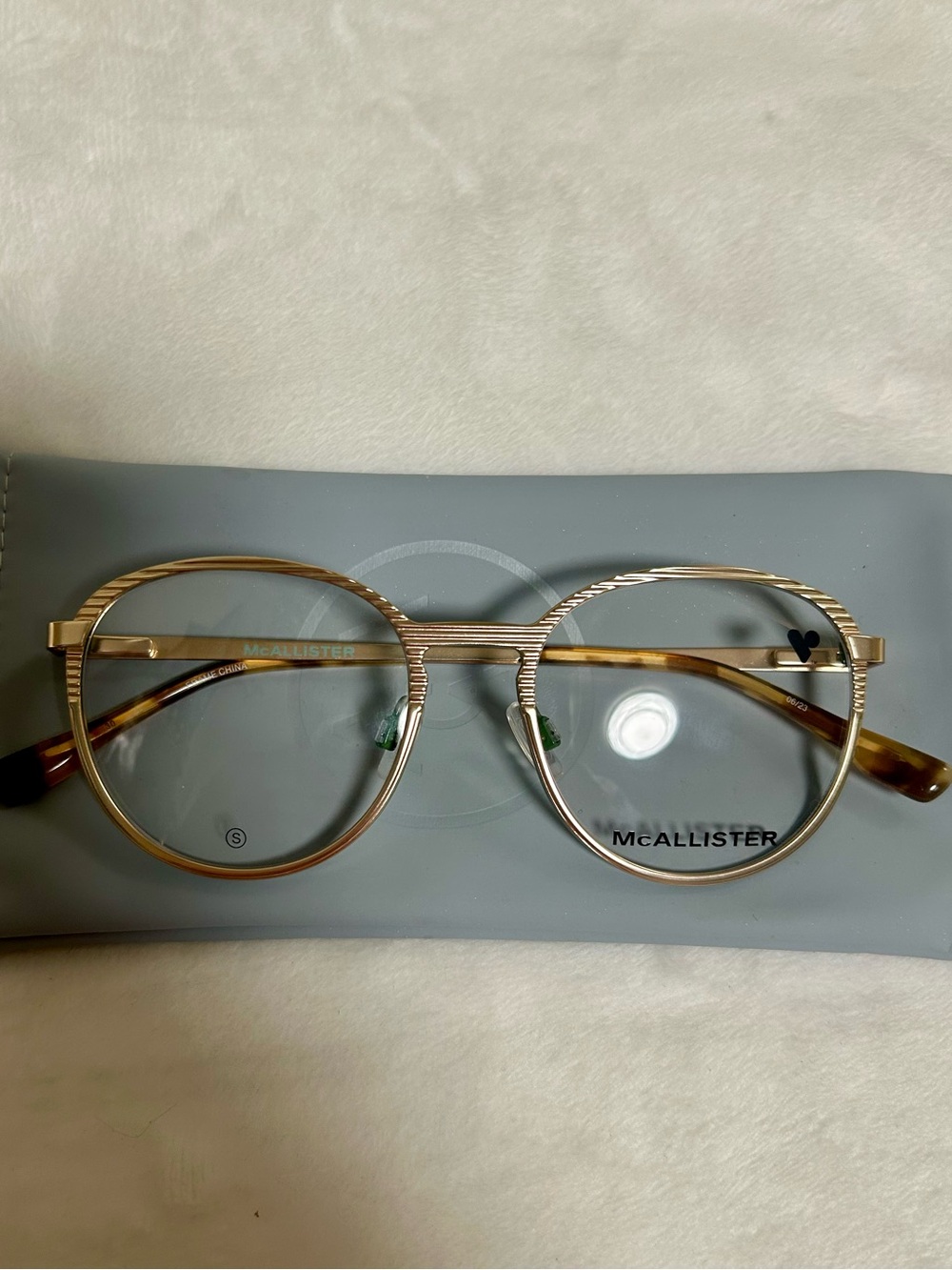 McAllister Gold Metal Eyeglass Frames